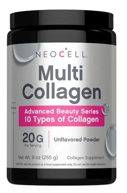 Multi Collagen,10 Types of Collagen - 120 Tablets